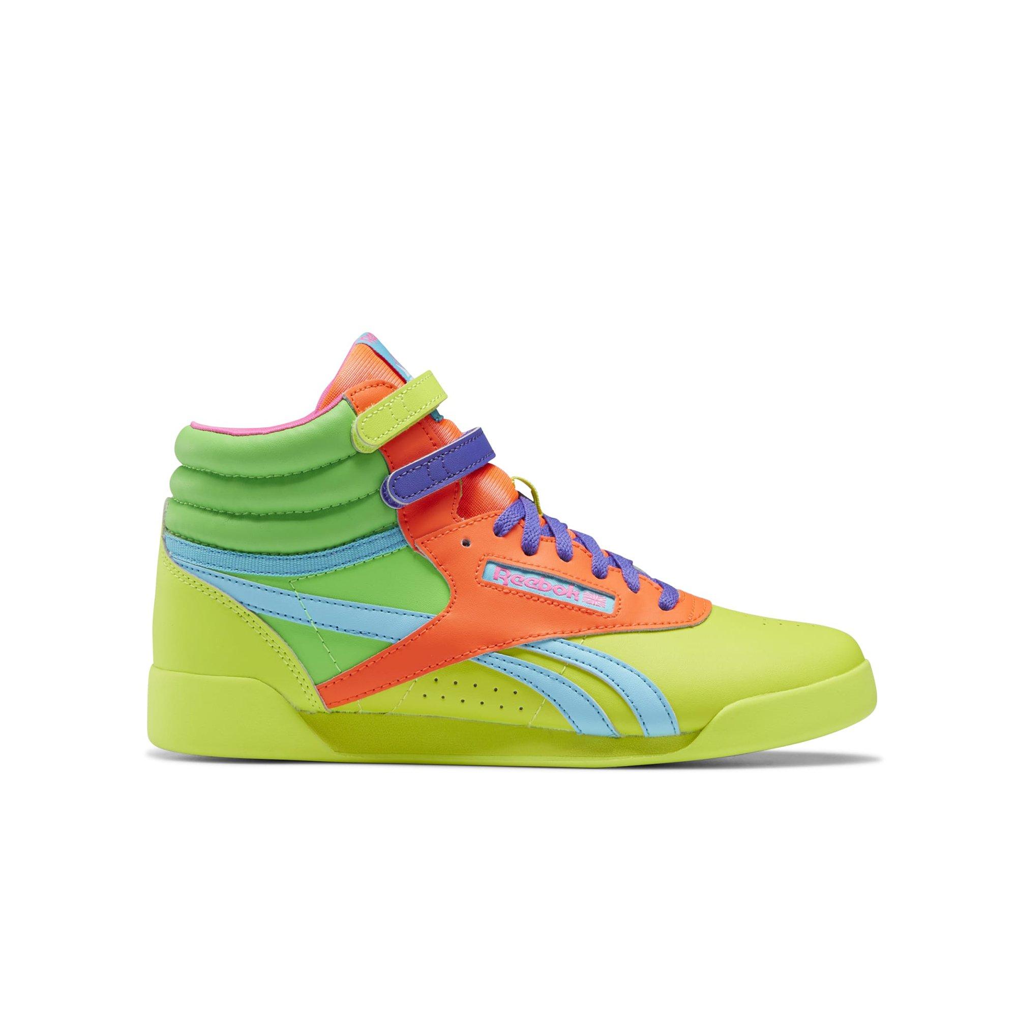 Reebok freestyle hi green online